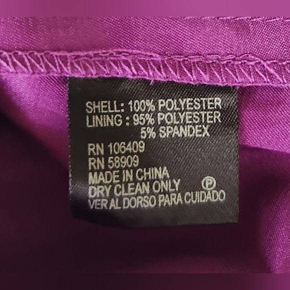 Gianni Bini Lainey Dress | Dahlia Purple Floral Lace | Size 0 # 2171M300 - Picture 7 of 11